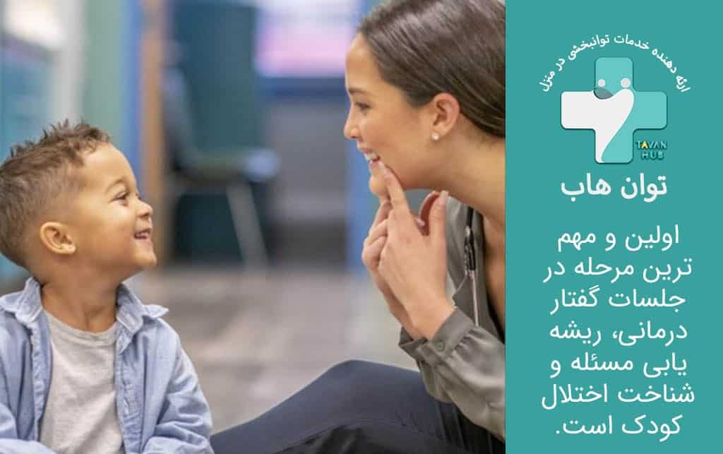 جلسات گفتار درمانی با هدف شناخت کودک