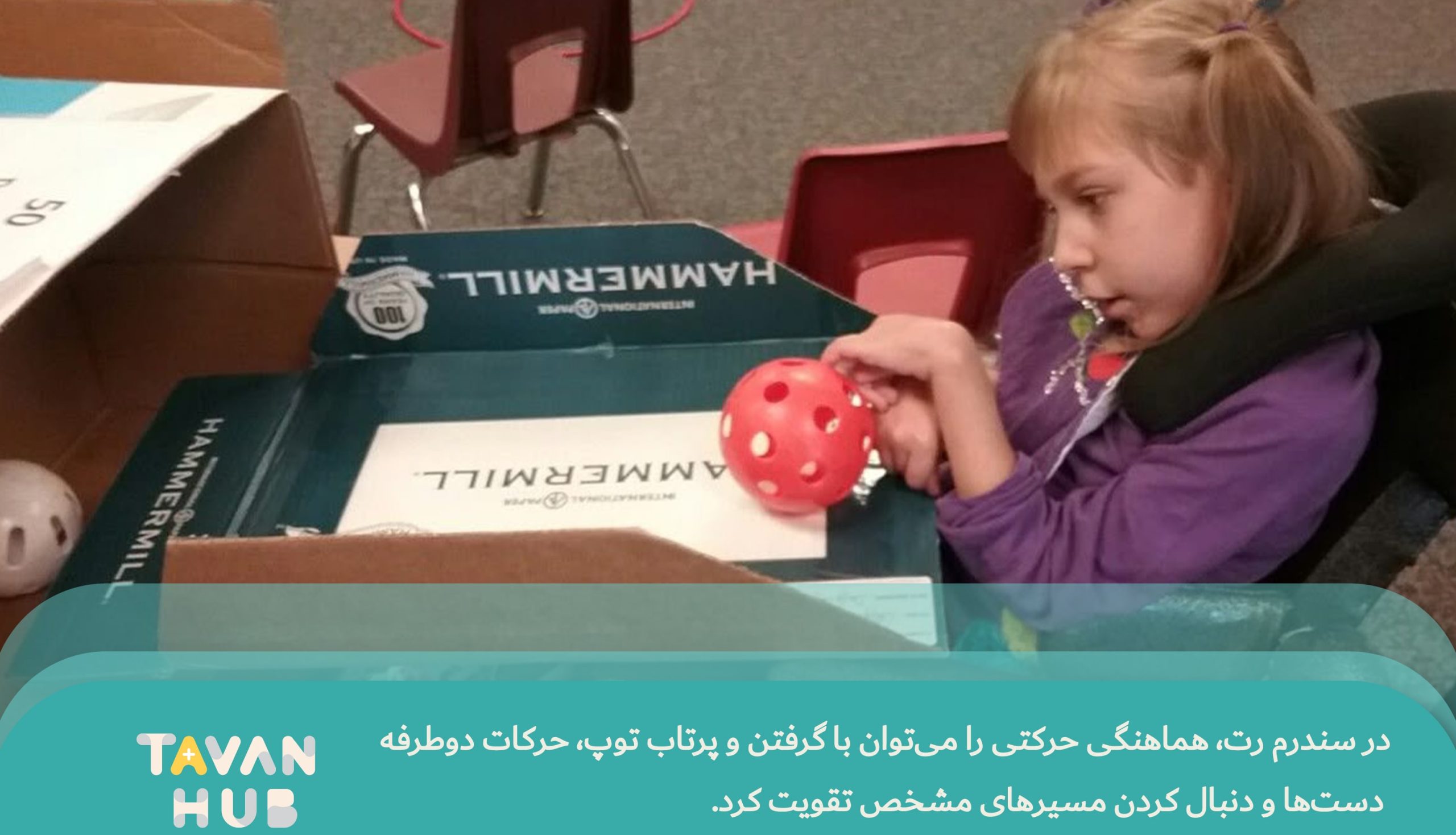 سندرم رت چیست؟ 4 Playing with a ball improves motor coordination in Rett syndrome.